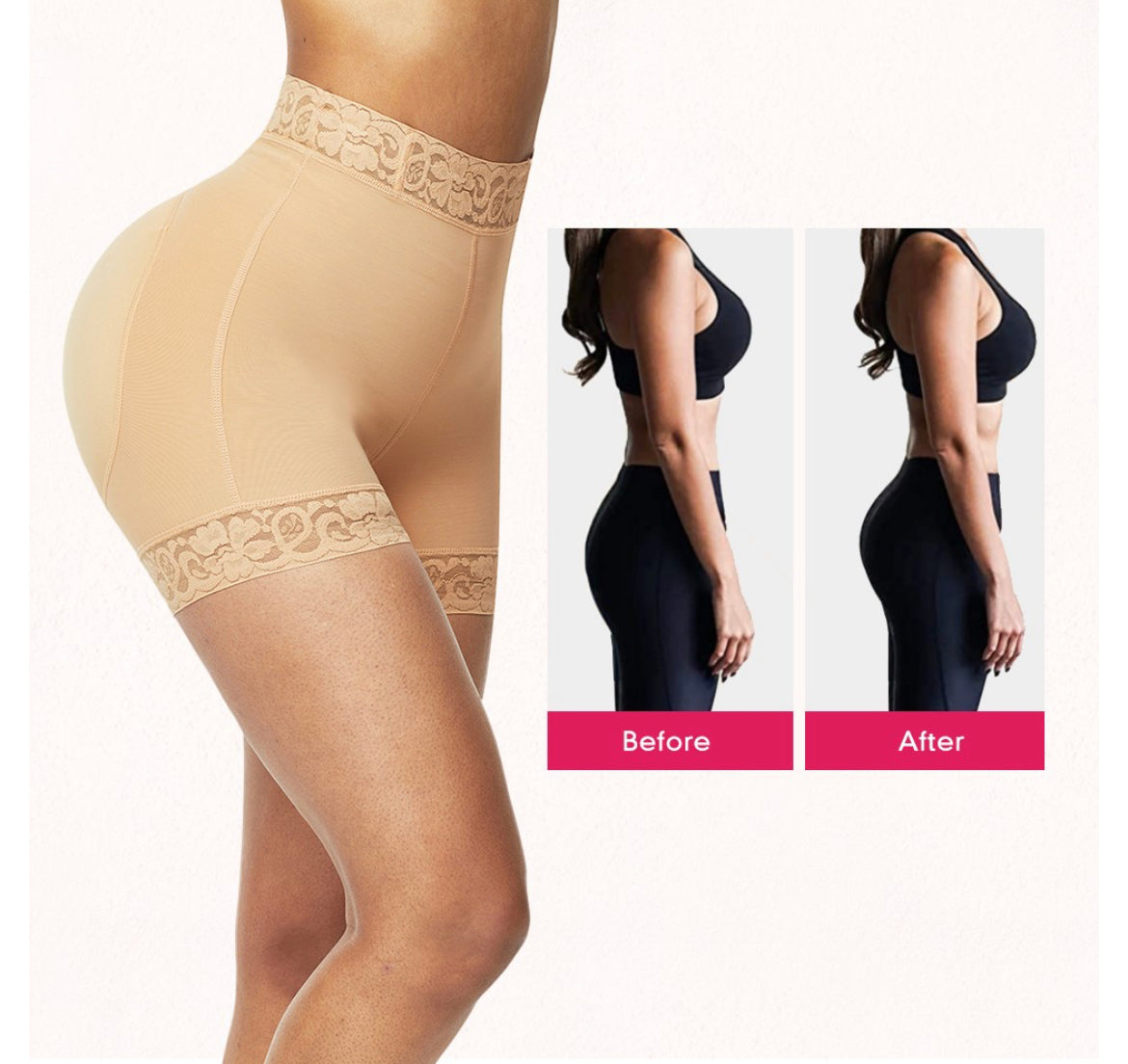 Wacoal Womens Size 8 - XL Beige Tummy Control Shapewear Shorts Faja - $17 -  From Vanessa